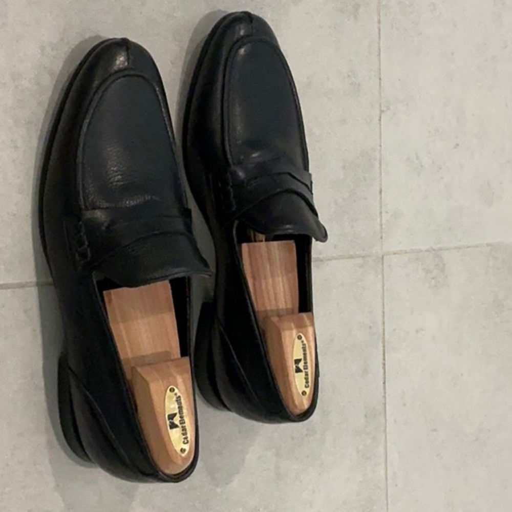 Settantatre black loafers in 42 EU, 8.5/9 US